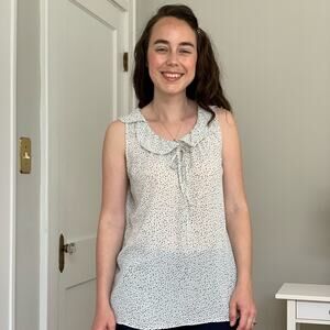 J. Crew Sleeveless Blouse, Size S